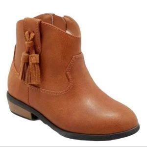Cat & Jack Theodora Cognac Tassel Boots